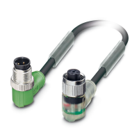 SAC-4P-M12MR/1,5-PVC/M12FR-3L Sensor/actuator cable