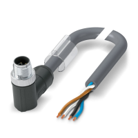 SAC-4P-M12MRL/10,0-PUR Power cable