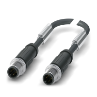 SAC-4P-M12MS/ 3,0-PUR/MS BK SH Sensor/actuator cable