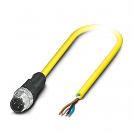 SAC-4P-M12MS/ 5,0-542 BK Sensor/actuator cable