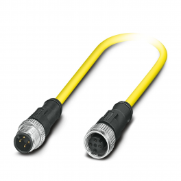 SAC-4P-M12MS/ 5,0-542/M12FS BK Sensor/actuator cable