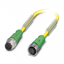 SAC-4P-M12MS/ 0,6-PUR/M12FS D Sensor/actuator cable
