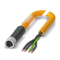 SAC-4P-M12MSS/10,0-PUR PE Power cable