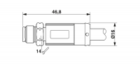 SAC-4P-M12Y/28X-5XM12F OD RI Sensor/actuator cable
