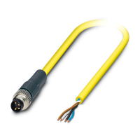 SAC-4P-M8MS/ 2,0-542 BK Sensor/actuator cable