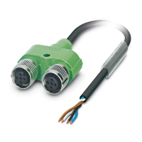 SAC-4PY-10,0-PUR/2XF Sensor/actuator cable