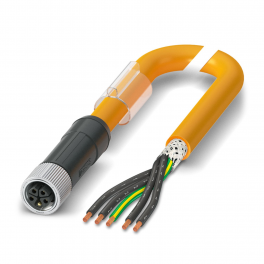 SAC-5P- 5,0-PUR/M12FSK PE SH Power cable