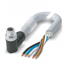 SAC-5P-M12MRL/10,0-500 FE SH Power cable