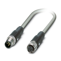 SAC-5P-M12MS/ 0,5-924/M12FS Magistralės sistemos kabelis