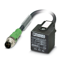 SAC-5P-M12MS/0,6-PUR/AD-2L Sensor/actuator cable