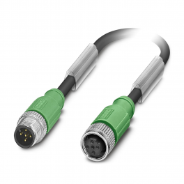 SAC-5P-M12MS/0,6-PUR/FS SH BK Sensor/actuator cable