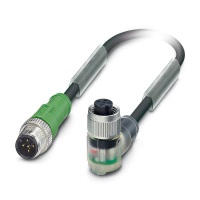SAC-5P-M12MS/0,6-PVC/M12FR-3L Sensor/actuator cable
