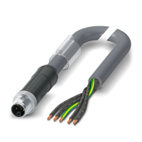 SAC-5P-M12MSK/10,0-PUR PE Power cable