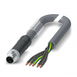 SAC-5P-M12MSK/10,0-PVC PE Power cable