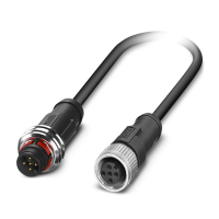 SAC-5P-P12MS/ 0,3-PUR/M12FS Sensor/actuator cable