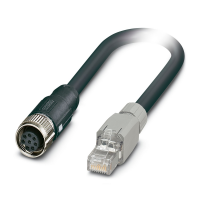 SAC-6P-M12FS/ 5,0-970/RJ45Q Magistralės sistemos kabelis