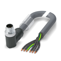 SAC-6P-M12MRM/ 3,0-PVC PE Power cable