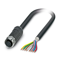 SAC-8P-10,0-28X/M12FS SH OD Sensor/actuator cable