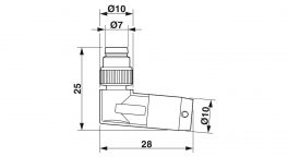 SAC-8P-M 8MR/ 0,3-PUR/M 8FR Sensor/actuator cable