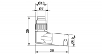 SAC-8P-M 8MR/ 0,5-PUR Sensor/actuator cable