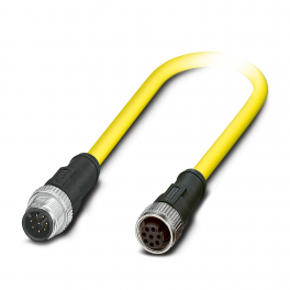 SAC-8P-M12MS/ 3,0-542/M12FS BK Sensor/actuator cable