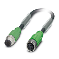 SAC-8P-M12MS/50,0-PUR/M12FS SH Sensor/actuator cable