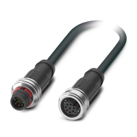 SAC-8P-P12MS/ 3,0-PUR/P12FS Sensor/actuator cable