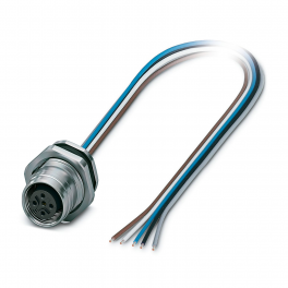 SACC-DSI-FS-8CON-M16/0,5 PP Device connector rear mounting