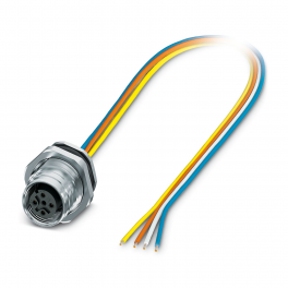 SACC-DSI-FSD-4CON-M16/0,5 PP Device connector rear mounting