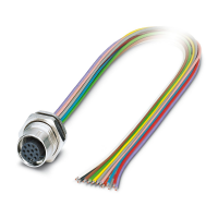 SACC-DSI-M12FS-12CON-M16/0,5 Device connector rear mounting