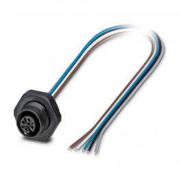 SACC-DSI-M12FS-5CON-PG9/0,5 P Įrenginio jungties montavimas iš galo