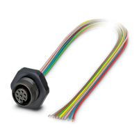 SACC-DSI-M12FS-8CON-PG9/0,5 P Įrenginio jungties galinis tvirtinimas