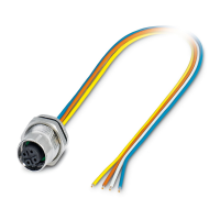 SACC-DSI-M12FSD-4CON-M16/0,5 Device connector rear mounting