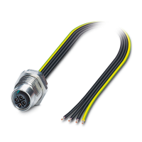 SACC-DSI-M12FSS-4CON-M16/2,0PE Device connector rear mounting