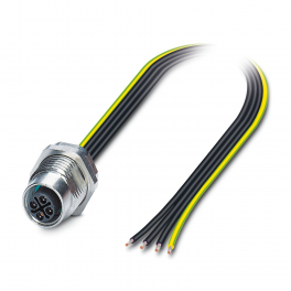 SACC-DSI-M12FSS-4CON-M16/2,0PEX Device connector rear mounting