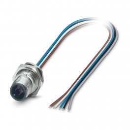 SACC-DSI-M12MS-5CON-M16/0,5 Device connector rear mounting