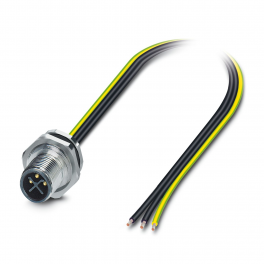 SACC-DSI-M12MSS-3P-M16/1,5 PEX Device connector rear mounting