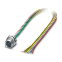 SACC-DSI-M8FS-8CON-M10/0,5 Device connector rear mounting