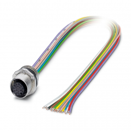 SACC-E-FS-17CON-M16/1,0 SCO Device connector front mounting