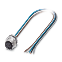 SACC-E-FS-5CON-M16/0,5 SCO Device connector front mounting