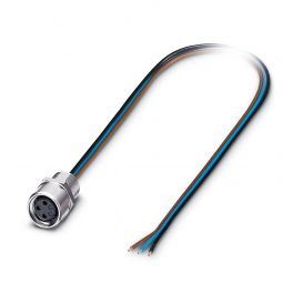 SACC-E-M 8FS-3CON-M8/2,0 Device connector front mounting