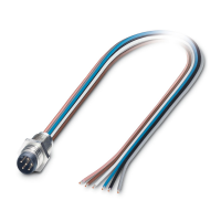SACC-E-M 8MS-6CON-M 8/0,5 Device connector front mounting