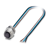 SACC-E-M12FS-4CON-PG9/4,0 Device connector front mounting