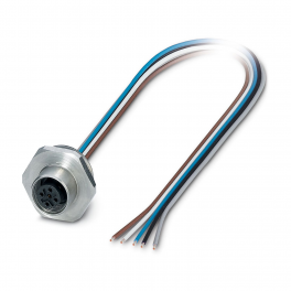 SACC-E-M12FSB-5CON-M20/0,5 Device connector front mounting