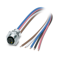 SACC-E-M12FSL-4FE-M16XL/0,2 Device connector front mounting
