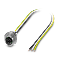 SACC-E-M12FSS-2PE-M16XL/2,0-US Device connector front mounting