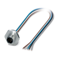 SACC-E-M12MSB-5CON-M20/0,5 Device connector front mounting