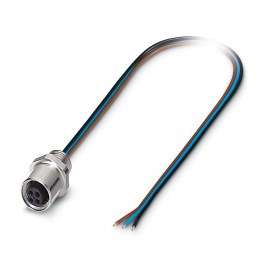 SACC-E-M5FS-3CON-M5/0,5 Device connector front mounting