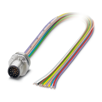 SACC-E-MS-17CON-M16/0,5 SCO Device connector front mounting