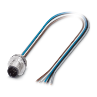 SACC-E-MS-5CON-M16/0,15TIN SCO Device connector front mounting
